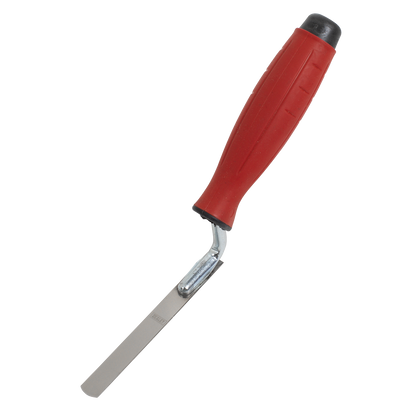 Sealey T0309 Stainless Steel Edging Trowel - Rubber Handle - 12mm