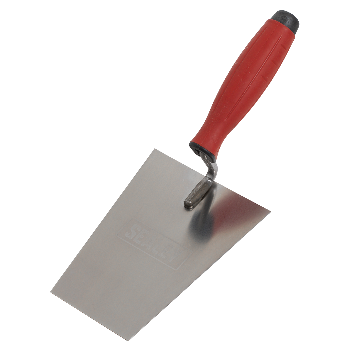 Sealey T1203 Stainless Steel Masonry Trowel - Rubber Handle - 160mm