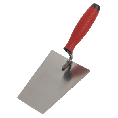 Sealey T1203 Stainless Steel Masonry Trowel - Rubber Handle - 160mm