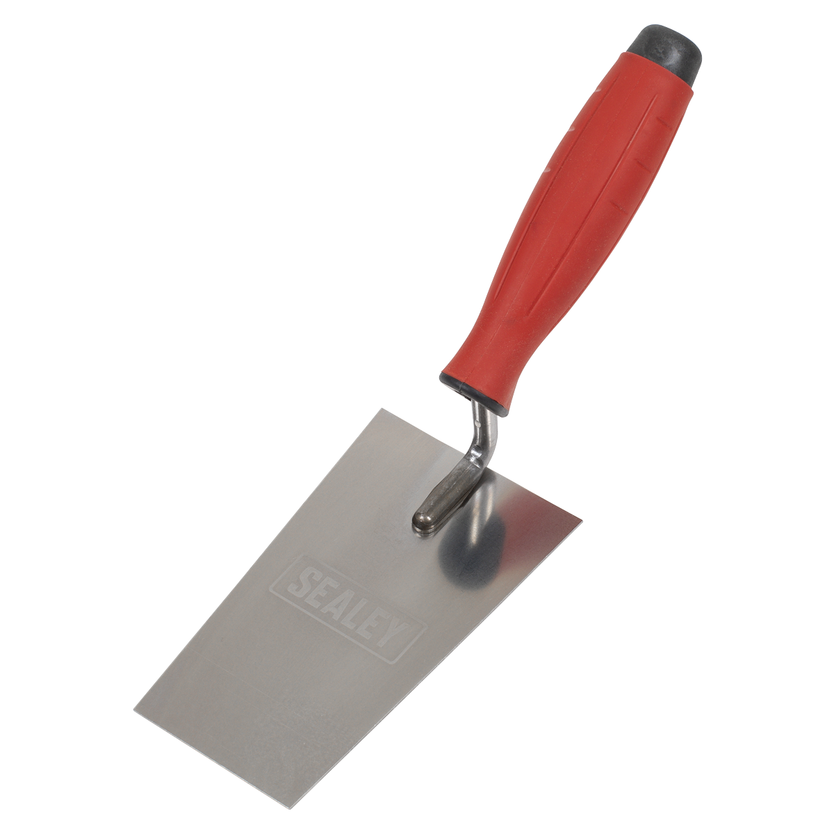 Sealey T1208 Stainless Steel Filler Trowel  - Rubber Handle - 140mm