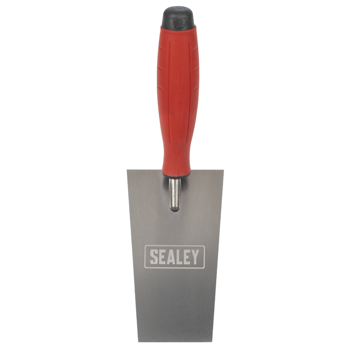 Sealey T1208 Stainless Steel Filler Trowel  - Rubber Handle - 140mm