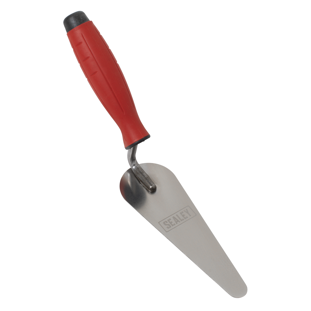 Sealey T1225 Stainless Steel Narrow Gauging Trowel - Rubber Handle - 160mm