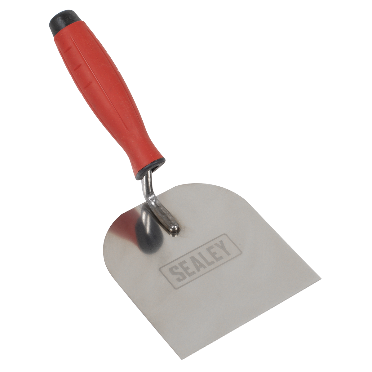 Sealey T1706 Stainless Steel Margin Trowel - Rubber Handle - 120mm