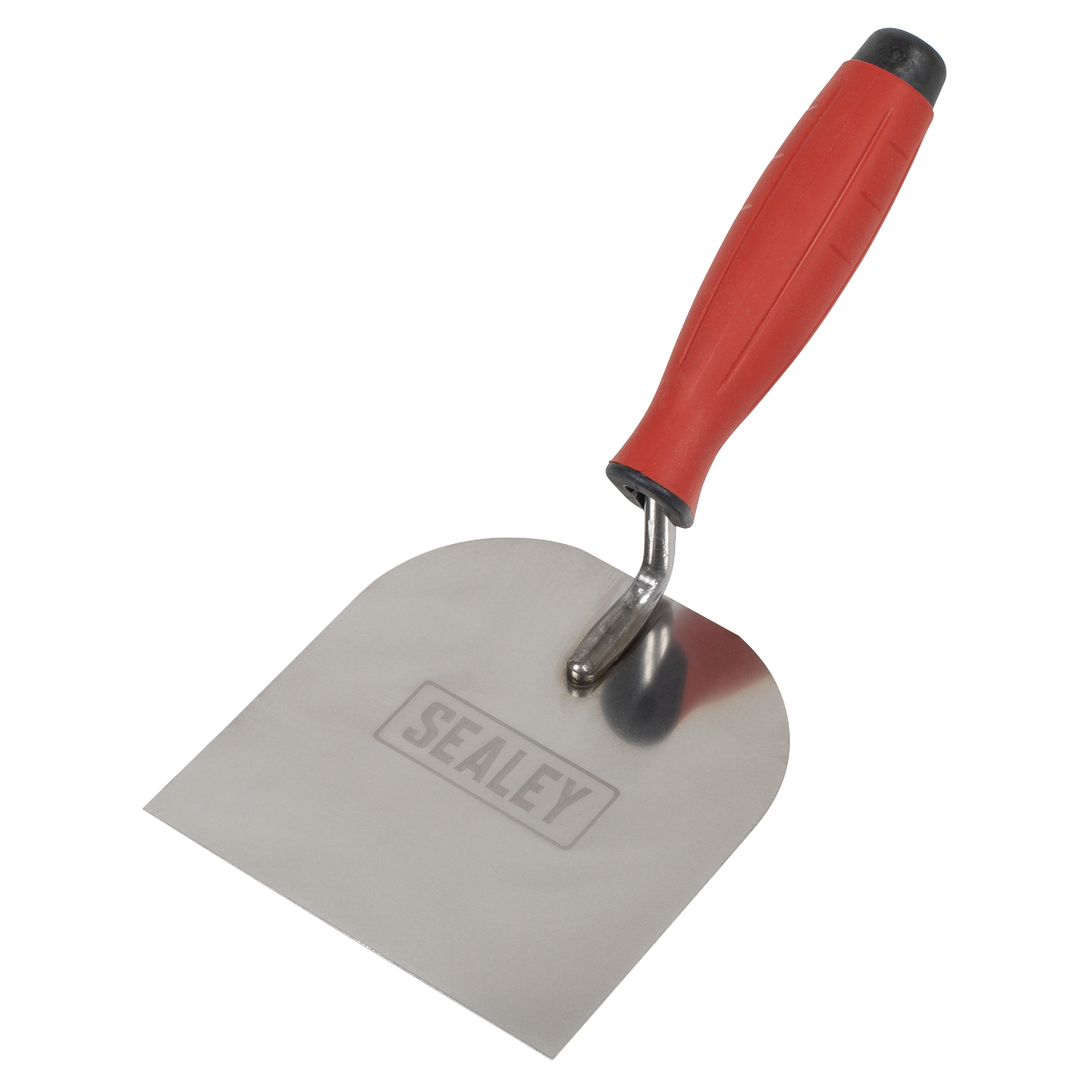 Sealey T1706 Stainless Steel Margin Trowel - Rubber Handle - 120mm