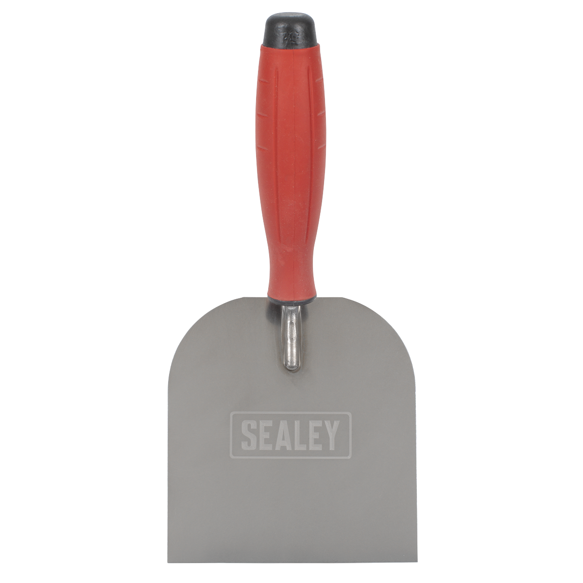 Sealey T1706 Stainless Steel Margin Trowel - Rubber Handle - 120mm