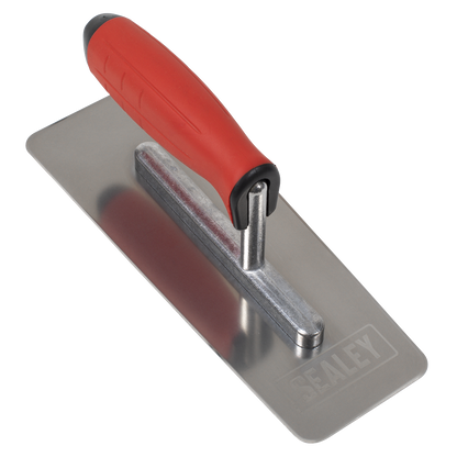 Sealey T8012 Stainless Steel 240mm Venetian Trowel - Rubber Handle