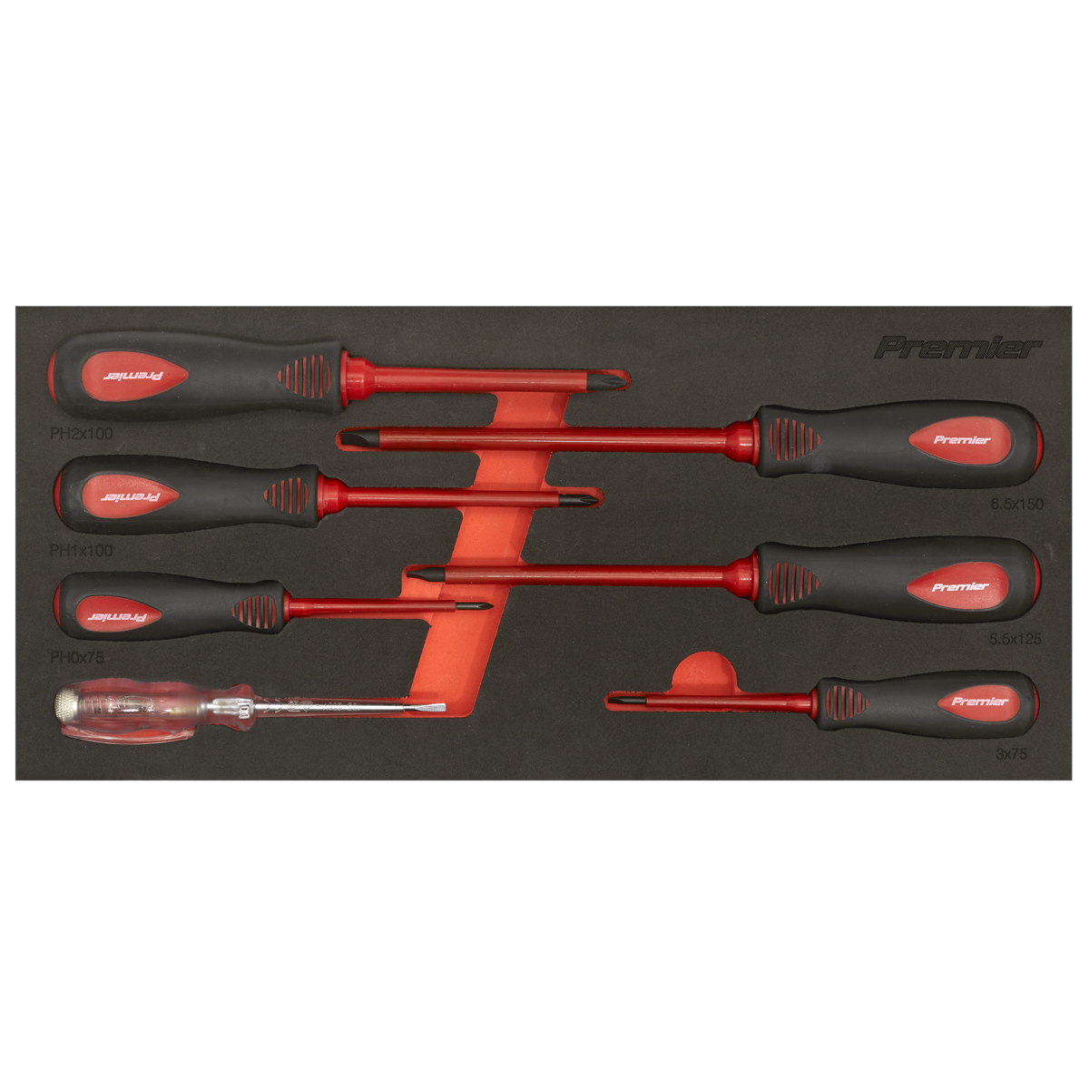 Sealey TBTE04 Screwdriver Set 7pc VDE Approved