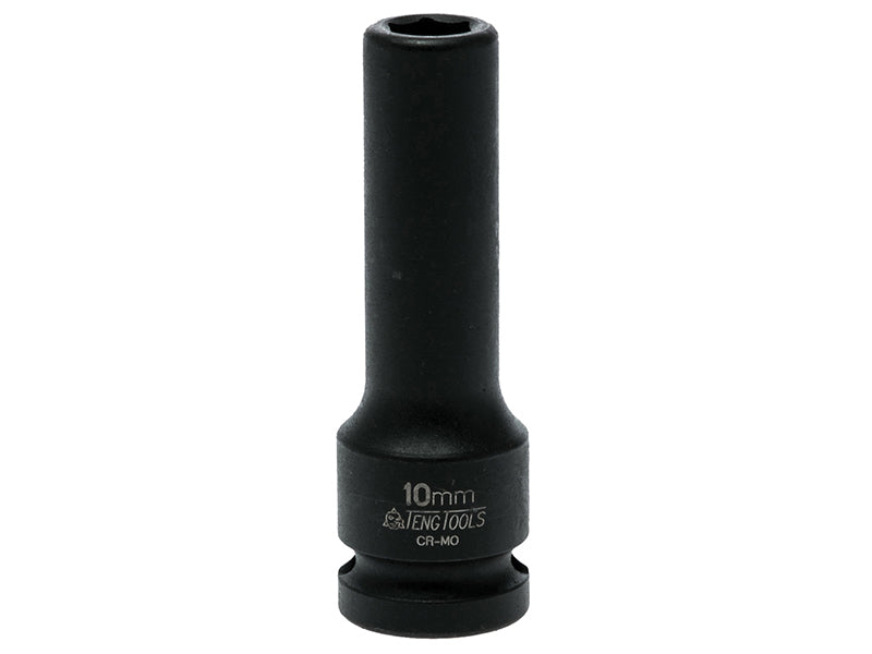 Teng Deep Impact Socket Hexagon 6-Point 1/2in Drive 10mm