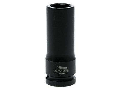 Teng Deep Impact Socket Hexagon 6-Point 1/2in Drive 18mm