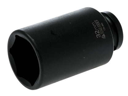 Teng Deep Impact Socket Hexagon 6-Point 1/2in Drive 32mm