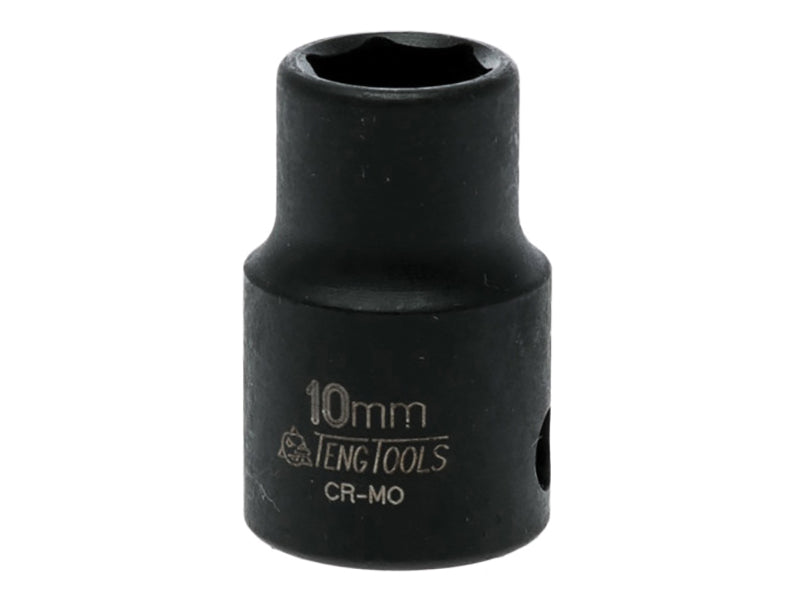 Teng Impact Socket Hexagon 6-Point 3/8in Drive 10mm