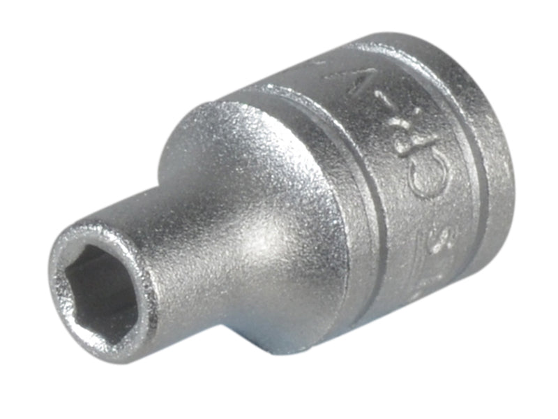 Teng Hexagon Socket 6 Point Regular 1/4in Drive 9mm