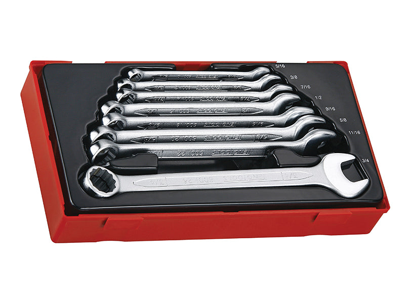 Teng TT3592 A/F Combination Spanner Set 8 Piece