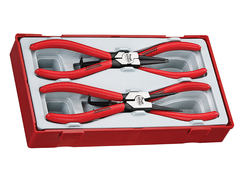 Teng TT47-7 Mega Bite Circlip Pliers Set 4 Piece