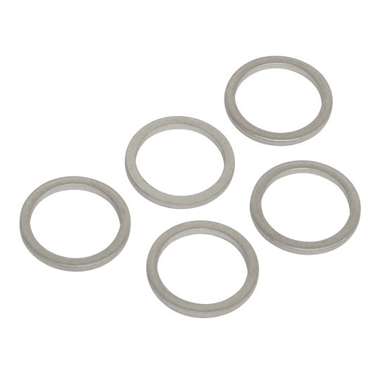 Sealey VS13SPW Sump Plug Washer M13 - Pack of 5