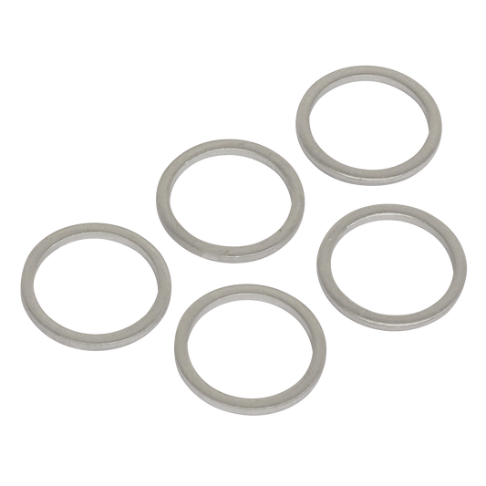 Sealey VS15SPW Sump Plug Washer M15 - Pack of 5