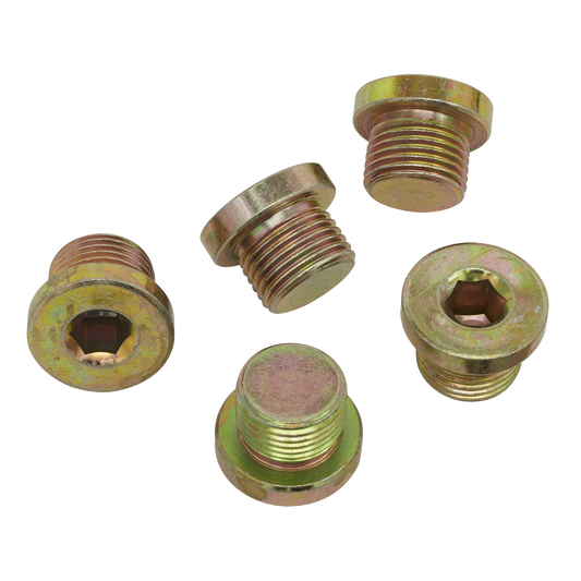 Sealey VS17SP Sump Plug M17 - Pack of 5