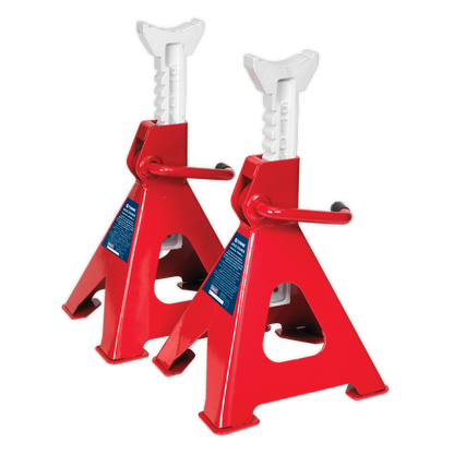 Sealey VS2006 Ratchet Type Axle Stands (Pair) 6 Tonne Capacity per Stand