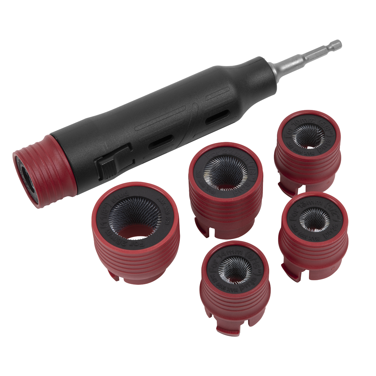 Sealey VS8003 Wheel Stud Cleaning Tool Set