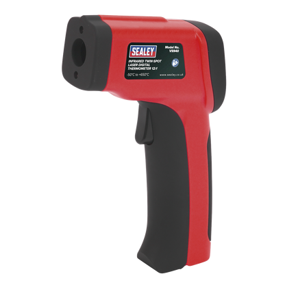 Sealey VS940 Infrared Twin-Spot Laser Digital Thermometer 12:1