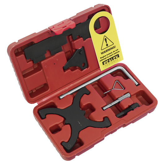 Sealey VSE6560A Petrol Engine Timing Tool Kit - for Ford Volvo 1.6 EcoBoost & 2.0D/2.2D Belt Drive