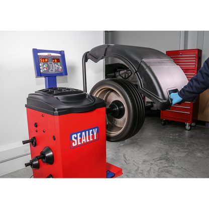 Sealey WB10 Wheel Balancer - Semi-Automatic