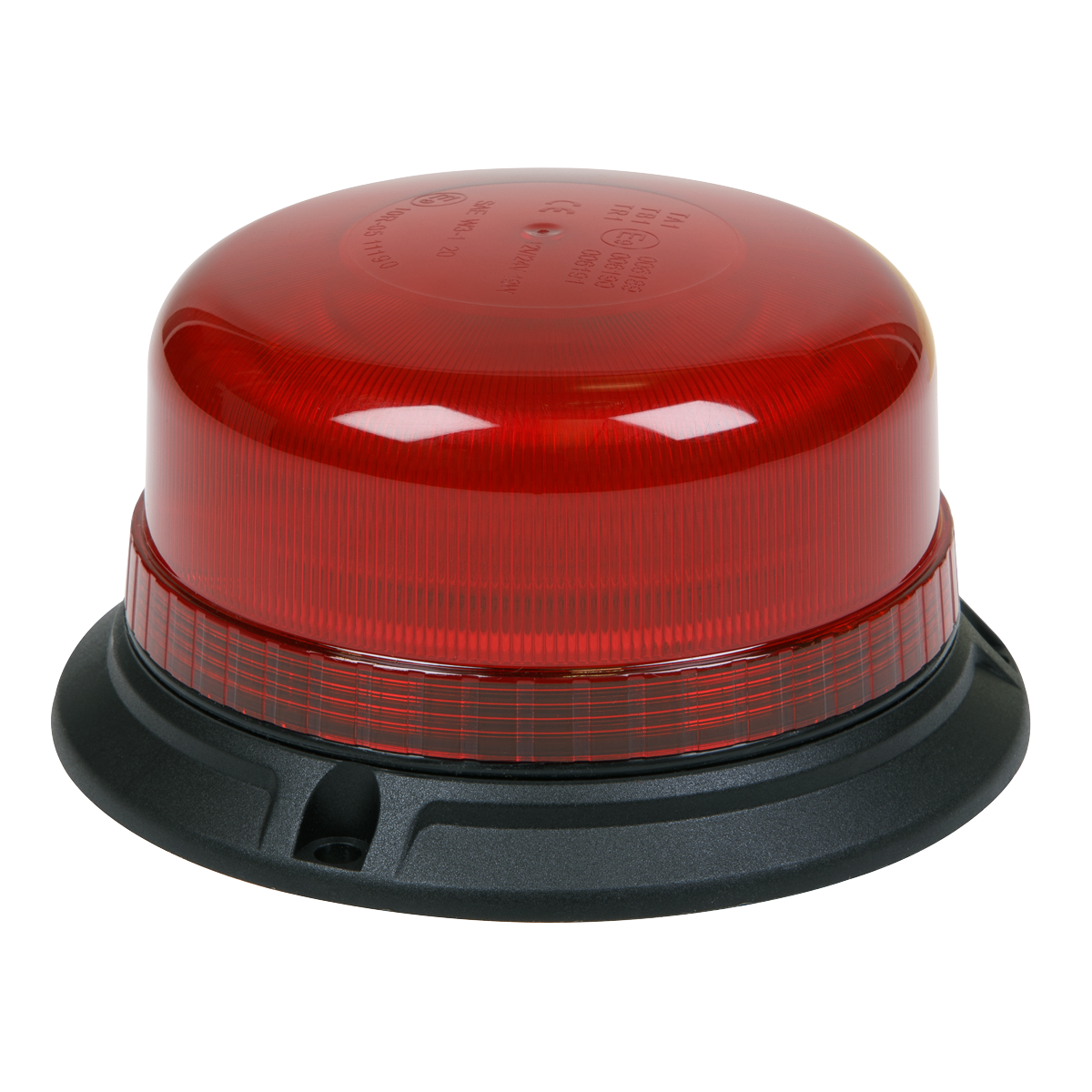 Sealey WB952LEDR Warning Beacon SMD LED 12/24V 3 x 6.5mm Bolt Fixing - Red