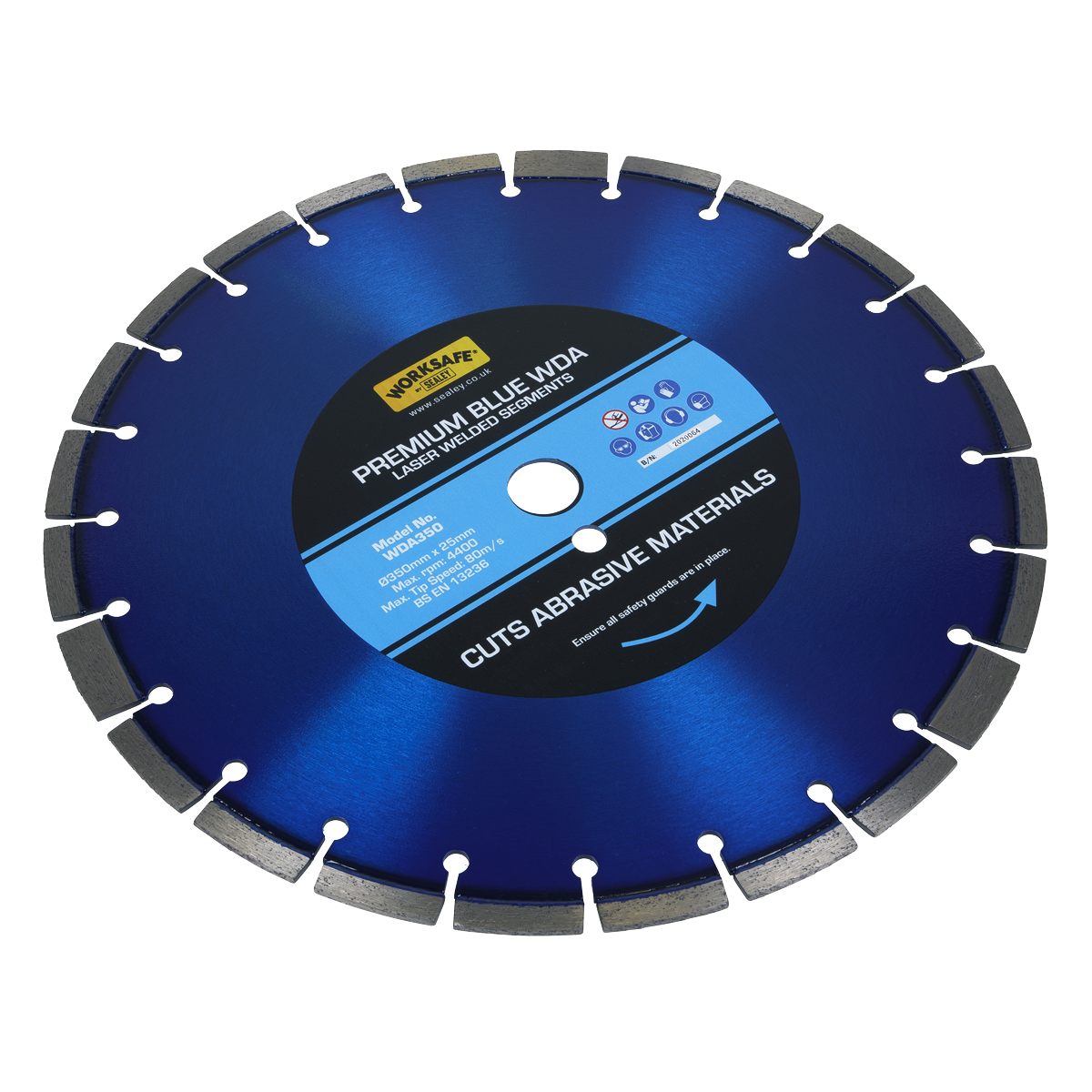 Sealey WDA350 Premium Blue WDA Diamond Blade Ø350 x 25mm