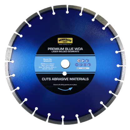 Sealey WDA350 Premium Blue WDA Diamond Blade Ø350 x 25mm