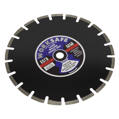 Sealey WDT350 Asphalt/Tarmac Diamond Blade Ø350 x 25mm