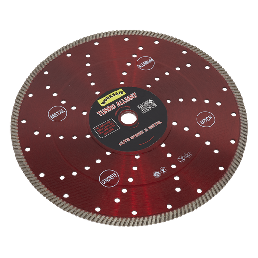 Sealey WDTA300 Turbo Allmat Diamond Blade Ø300 x Ø20mm