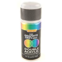 Hycote Ford Graphite Grey Metallic Double Acrylic Spray Paint 150Ml Xdfd403