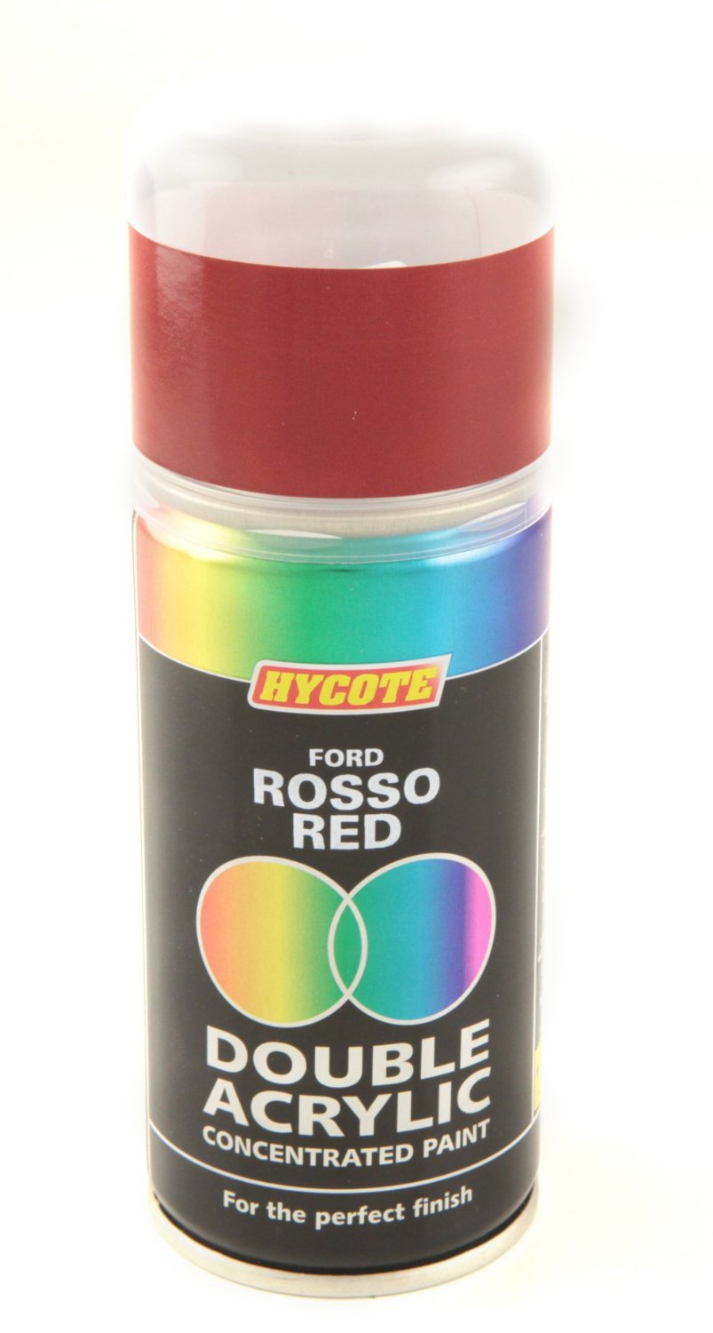 Hycote Ford Rosso Red Double Acrylic Spray Paint 150Ml Xdfd512