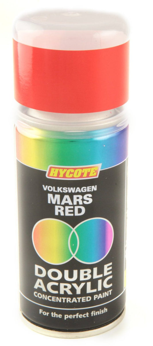 Hycote Volkswagen Mars Red Double Acrylic Spray Paint 150Ml Xdvw503