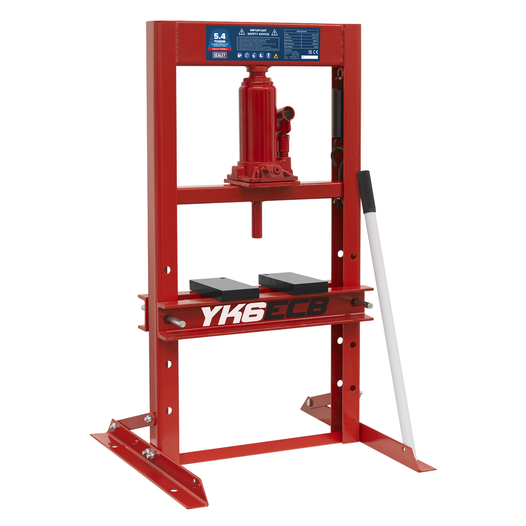 Sealey YK6ECB Hydraulic Bench Type Press 6 Tonne