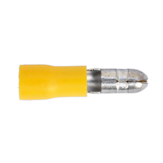 Sealey YT21 Bullet Terminal Ø5mm Yellow Pack of 100