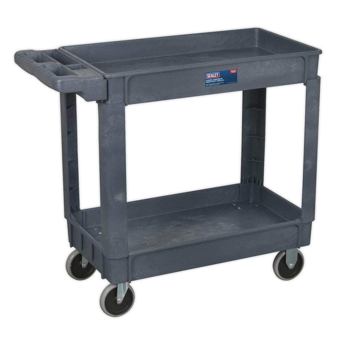 Sealey CX202 Trolley 2-Level Composite Heavy-Duty