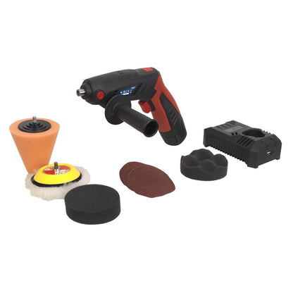 Sealey CP2812V Cordless Mini Sander/Polisher Kit Ø75mm 12V Lithium-ion