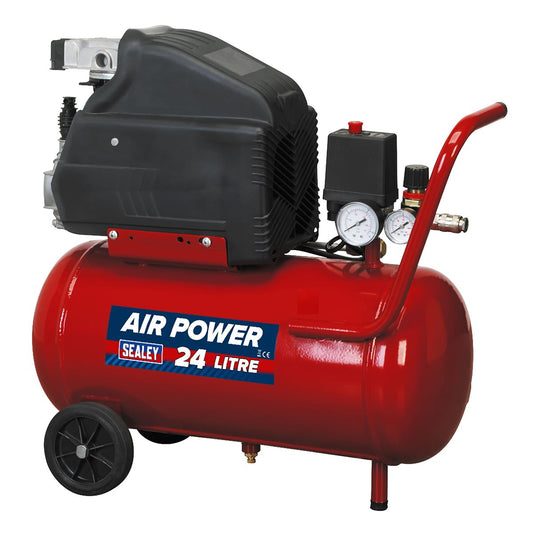 Sealey SA2415 Air Compressor 24L Direct Drive 1.5hp