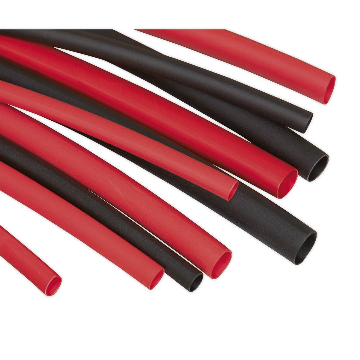 Sealey HST501BR Heat Shrink Tubing Assortment 180pc 50 & 100mm Black & Red