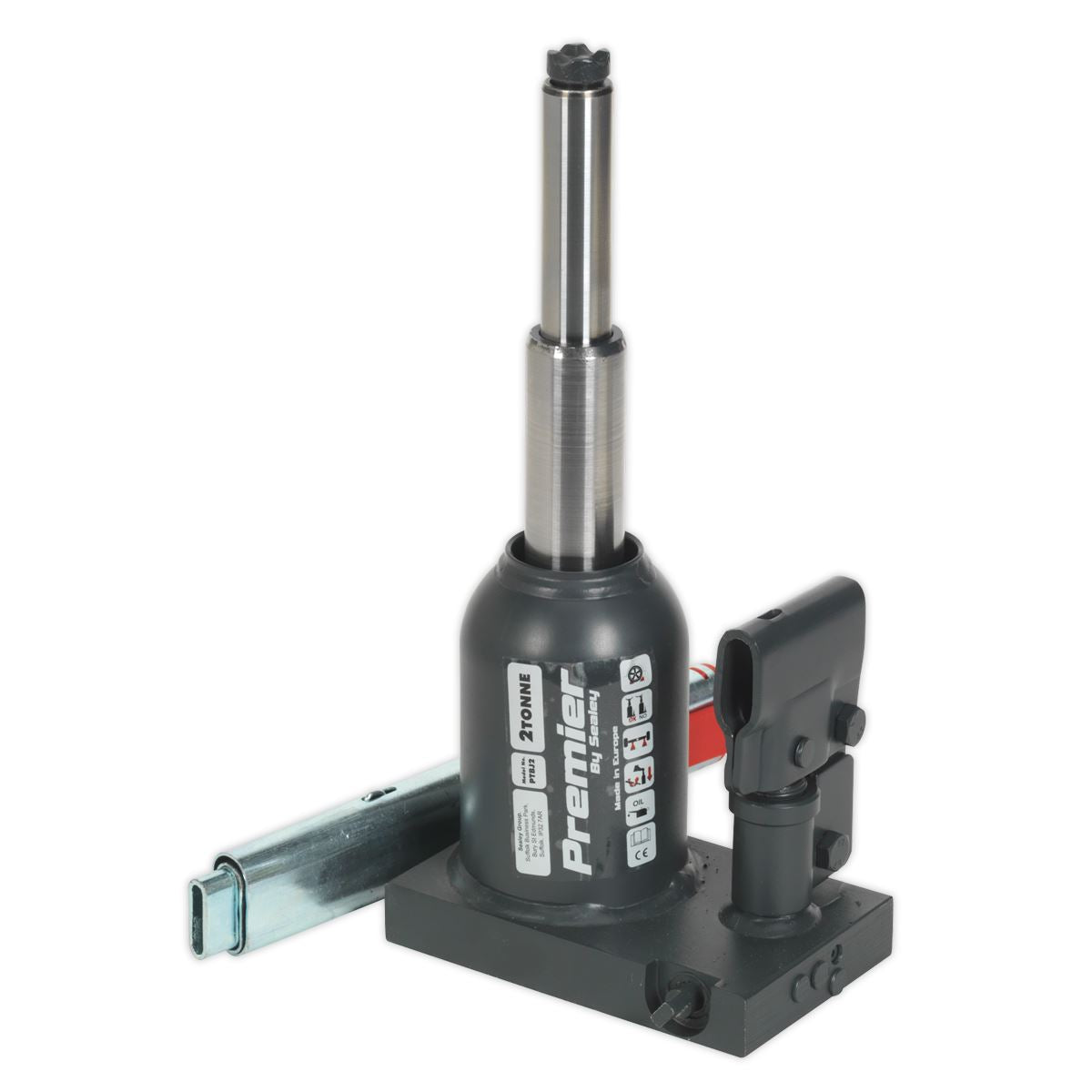 Sealey PTBJ2 Premier Telescopic Bottle Jack 2 Tonne