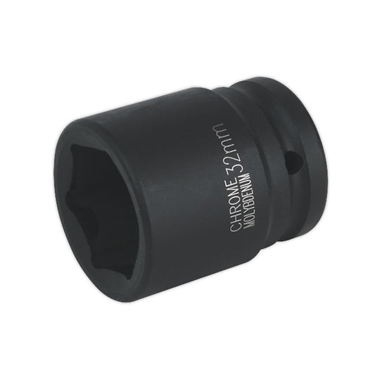 Sealey IS3432 Impact Socket 32mm 3/4"Sq Drive