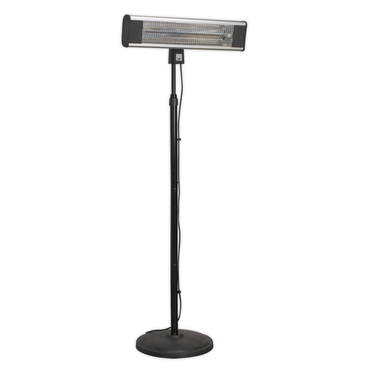 Sealey IFSH1809R High Efficiency Carbon Fibre Infrared Patio Heater 1800W/230V with Telescopic Floor Stand