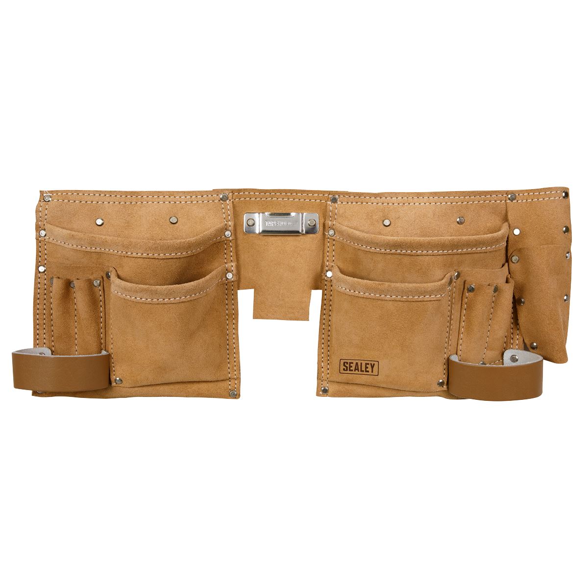 Sealey STBL01 Double Pouch Leather Tool Belt