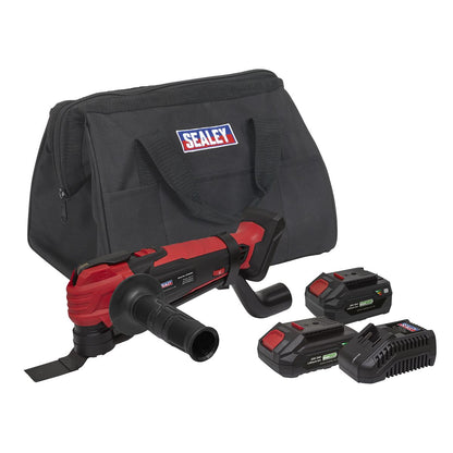 Sealey CP20VMTKIT Cordless Oscillating Multi-Tool Kit 20V SV20 Series - 2 Batteries