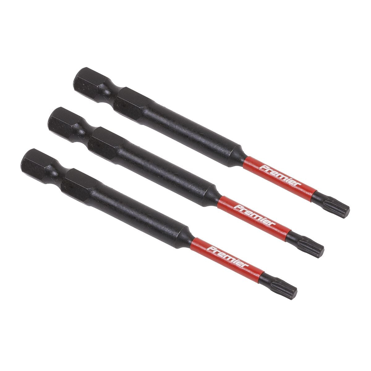 Sealey AK8266 TRX-Star* T15 Impact Power Tool Bits 75mm - 3pc