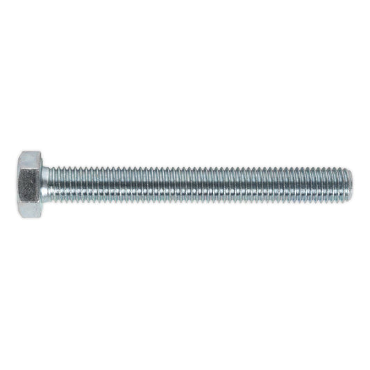 Sealey SS12100 HT Setscrew M12 x 100mm 8.8 Zinc Pack of 10