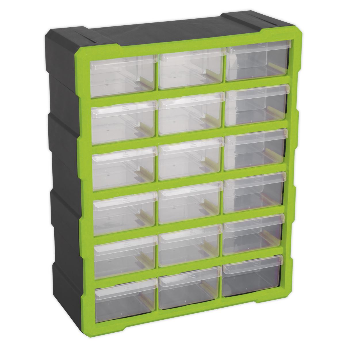 Sealey APDC18HV Cabinet Box 18 Drawer - Green/Black