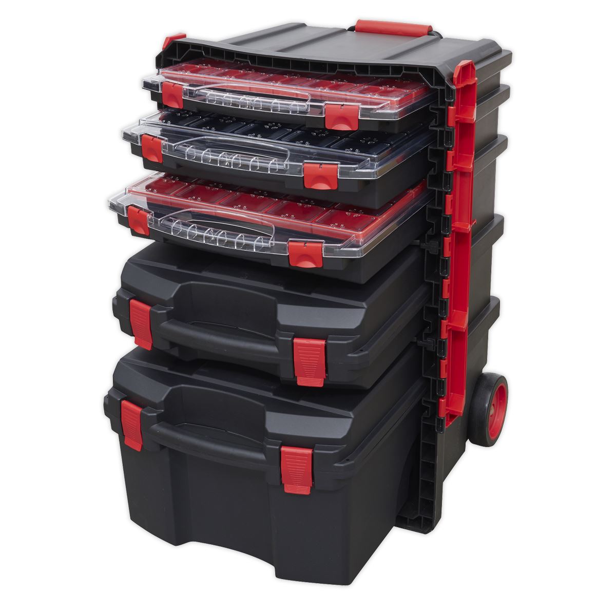 Sealey AP860 Professional Mobile Toolbox with 5 Removable Storage Cases