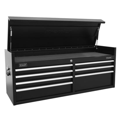 Sealey PTB141507 Topchest 7 Drawer 1415mm Extra-Wide Heavy-Duty Black